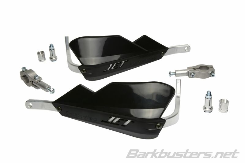 Barkbusters Jet Handguard две точки монтиране направо Ø22mm черен Jet-001-00-BK