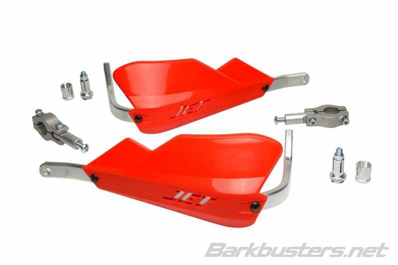 Barkbusters Jet Handguard две точки монтиране направо Ø22mm Red Jet-001-00 Rd