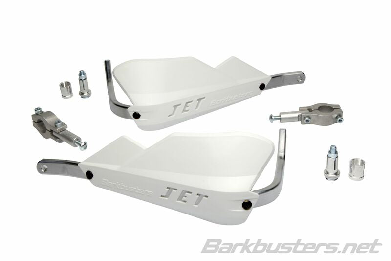 Barkbusters Jet Handguard две точки монтиране направо Ø22mm White Jet-001-00-WH