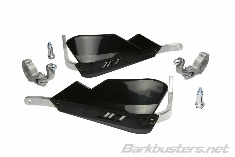 Barkbusters Jet Handguard Set две точки монтиране на конусен черен Jet-002-02-BK