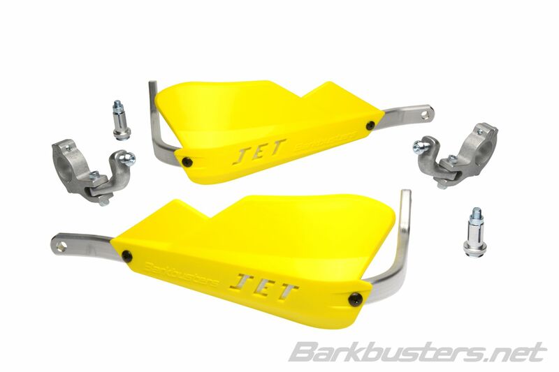 Barkbusters Jet Handguard Set две точки монтиране на конусен жълт Jet-002-02-ye