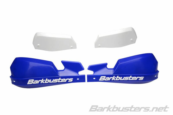 Barkbusters VPS MX Handguard Plastic Set Only Blue/White Deflector VPS-003-01-BU