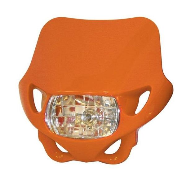 Bihr Enduro Headlight Orange 12V/55WYM-3243-ORANGE