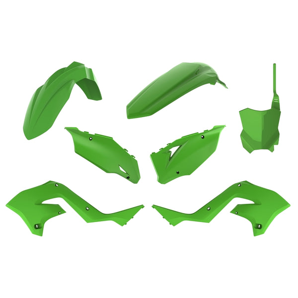 Пластмасов комплект Port Port Restyle Green Kawasaki KX125/250 90933