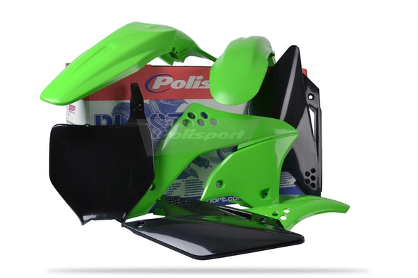 Police Port Plastic Kit OEM Color Kawasaki KX250F 90113