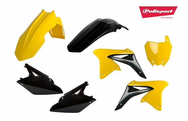 Комплект Policeport Plastics Yellow/Black Suzuki RM-Z250 90838