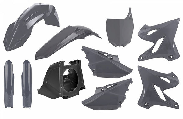 Полицейски пристанище MX Restyle Plastic Kit Nardo Grey Yamaha YZ125/250 90908