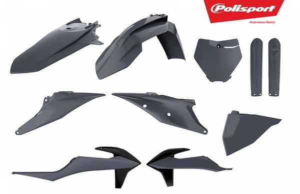 Комплект Policeport Plastics Nardo Grey KTM SX/SX-F 90814