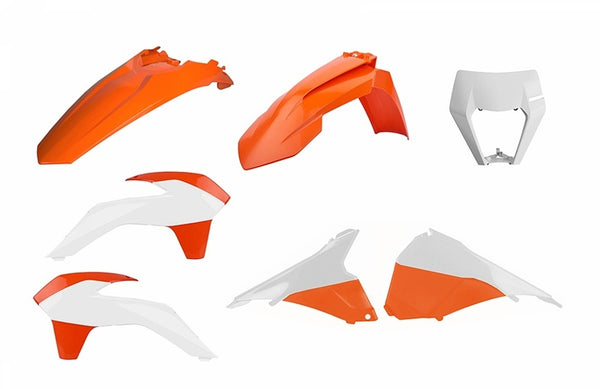 Полицейски пристанище Enduro Restyle Plastic Kit OEM Color KTM EXC/EXC-F 90878