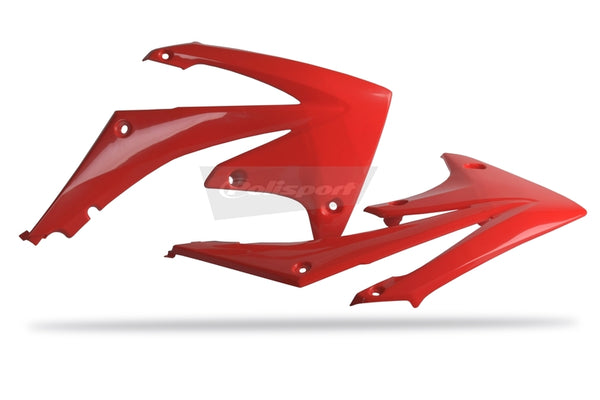 Радиатор на полицеите покрива Red Honda CRF250R/CRF450R 84127001
