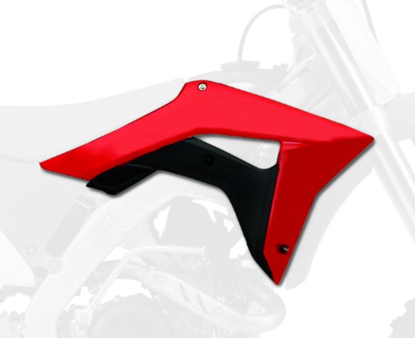 Policeport радиатор покрива OEM цвят (2017) Red/Honda CRF450R/RX 84148001