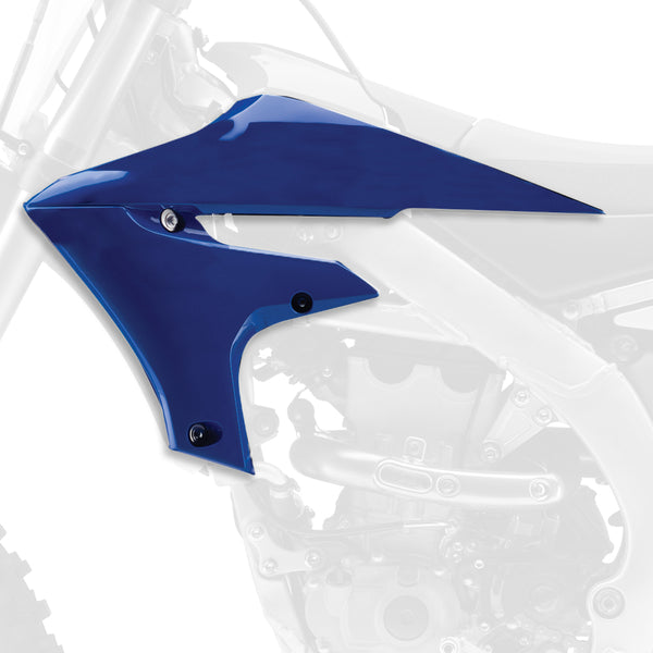 Полицейския радиатор на портата покрива синьо Yamaha YZ450F 84151001