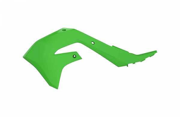 Полицейската порта радиатор покрива зелено Kawasaki KX450 8423400001