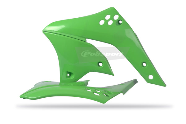 Полицейската порта радиатор покрива зелено Kawasaki KX250F 8426200006