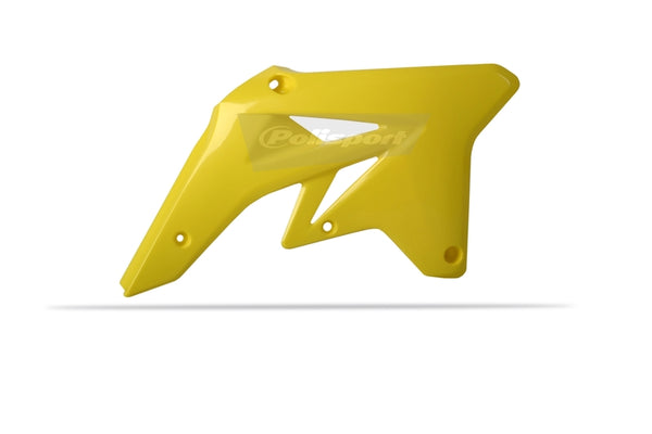 Полицейската порта радиатор покрива жълт Suzuki RM-Z250 8428400001