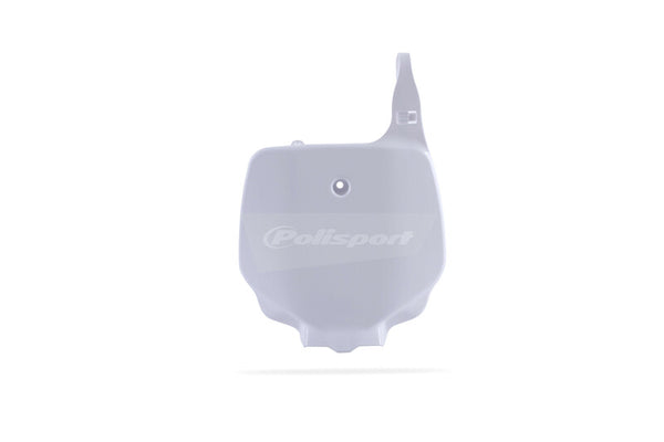 Police Port Front Number Plate White Kawasaki KX85/KX100 & Suzuki RM100 8661700007