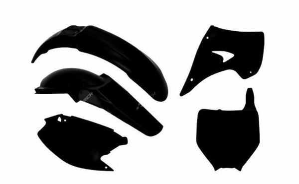 Racetech Plastic Kit-Черен до Kawasaki KX125/250 R-Kitkx0-NR0-503