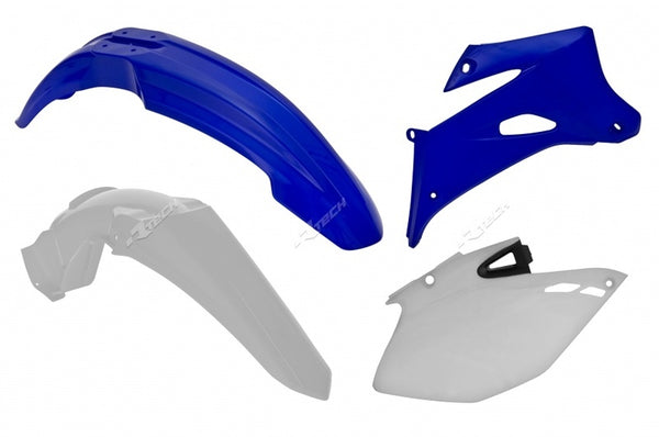 Racetech Plastic Kit-Oem-Color Blue/White to Yamaha WR-F450 R-Kitwrf-OEM-413