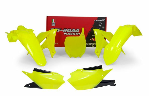 Racetech Plastic Kit-Neon Yellow to Yamaha YZ-450F R-Kityzf-GF0-518