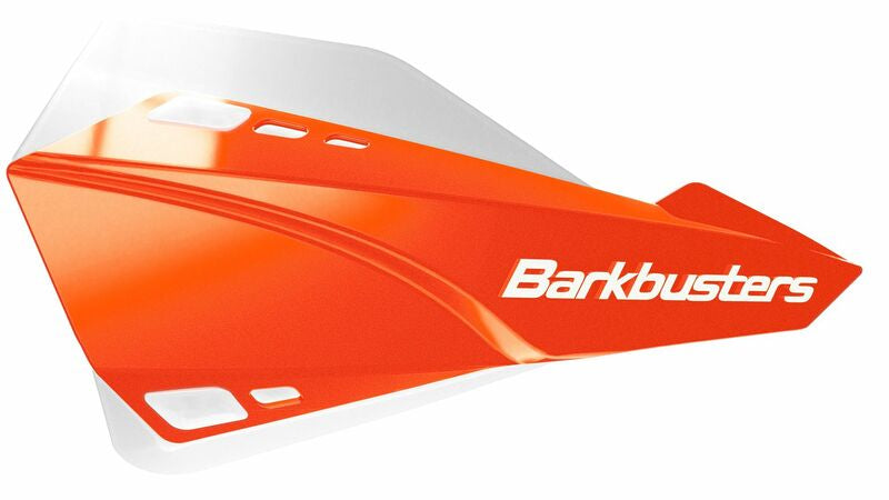 Barkbusters Saber Handguard Set Universal Mount Orange/White SAB-1OR-00-WH