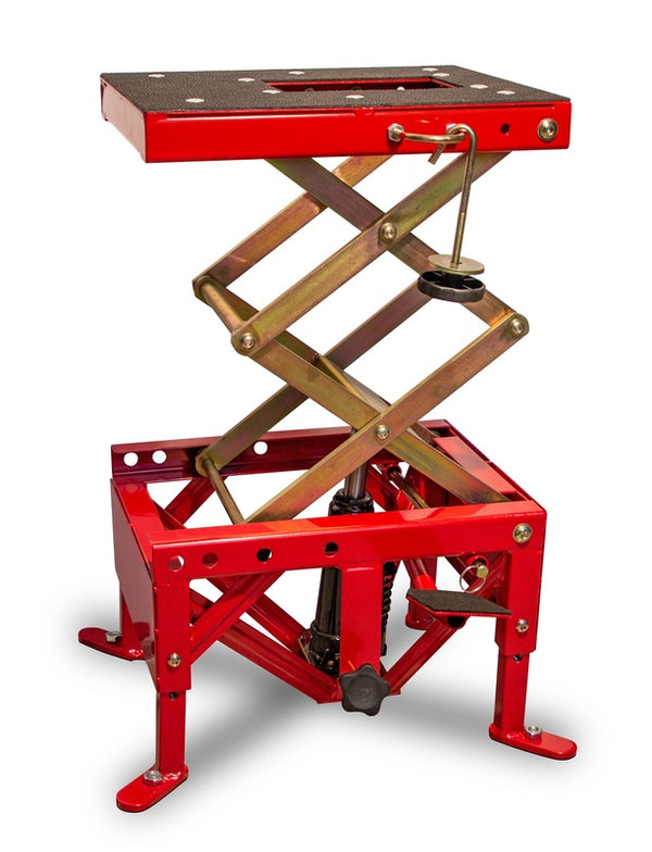 Bihr Hydraulic MX Lift Stand Red (колела не е включен) ST-SMI2091-2T-RED
