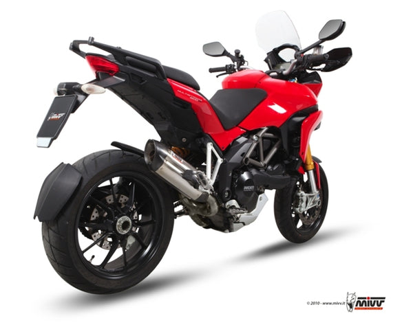 MIVV SUONO неръждаема/въглероден край на капачката Ducati Multistrada 1200 00.73.D.027.L7