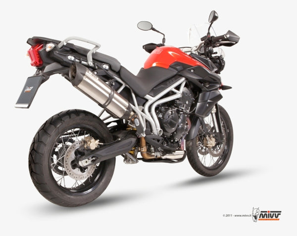 MIVV SUONO неръждаема/въглеродна капачка приплъзване на триумф Tiger 800 00.73.T.011.L7
