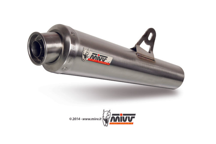 MIVV X-CONE Stainless Slip-On Kawasaki 00.73.K.015.LC3 avgassystem i rostfritt stål, visad som separat reservdel för motorcyklar i kategorin tillbehör.