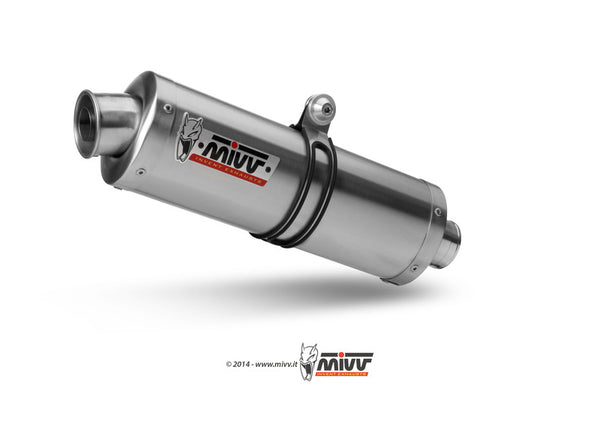 Mivv Oval Classic Slip-On неръждаема стомана Suzuki DL650 V-Strom 00.73.S.027.LX1