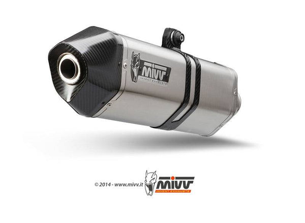 MIVV Speed ​​Edge Неръждаем/въглероден край на капачката приплъзване Suzuki DL650 V-Strom 00.73.S.038.LRX