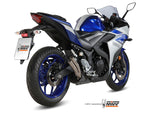 MIVV Двоен пистолет Пълен титан Двоен заглушител Yamaha YZF R3 00.73.y.048.LDG