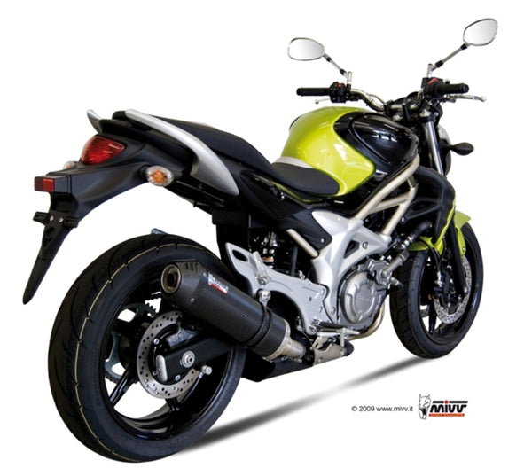 MIVV овална въглеродна капачка приплъзване на въглерод Suzuki Gladius 650 P.035.L3C