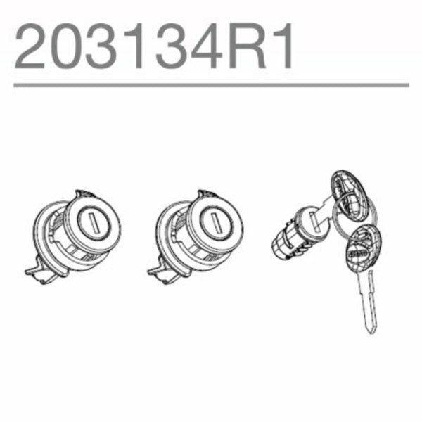 Shad Standard Spare Lock System 203134R1