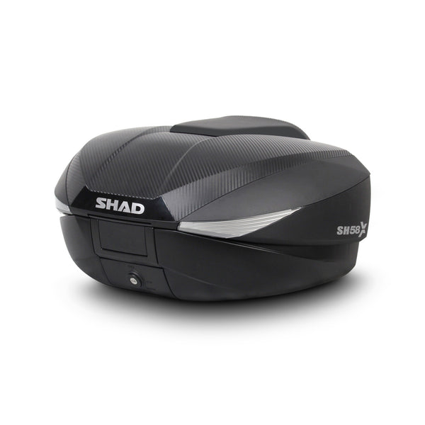 SHAD SH58X TOPBOX - Довършително покритие на въглеродни влакна и разширяем дизайн