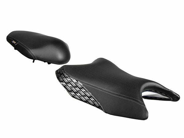 Седалка на отопляема седалка с отопляеми комфорта черни/сиви шевове - Kawasaki Z800 Shk0Z8300CH