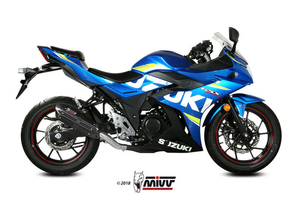 Mivv Suono Mufler Steel Black/Carbon End Cap Suzuki GSX-R250 стр.054.l9