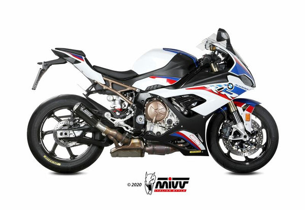 MIVV MK3 Silencer Carbon/неръждаема стомана Крайна капачка BMW S1000RR B.036.LM3C