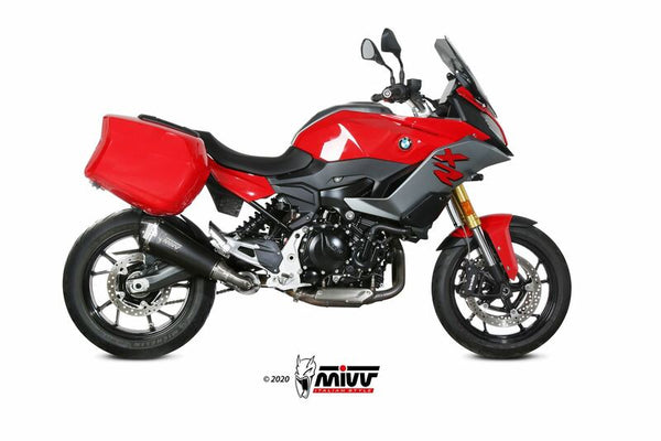 Mivv Delta Race Silencer Steel Black/Carbon End Cap BMW F900XR B.037.LDRB