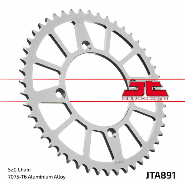 Aluminium Ultra -Light Rera Sprock 891 - 520 JTA891.46BLK
