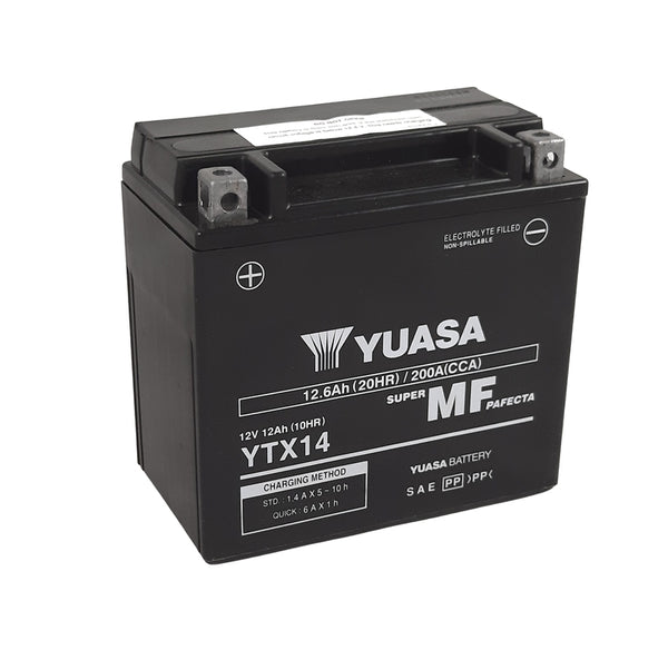 Поддръжка на Yuasa -Free Factory -Enabled Battery -YTX14 -FA