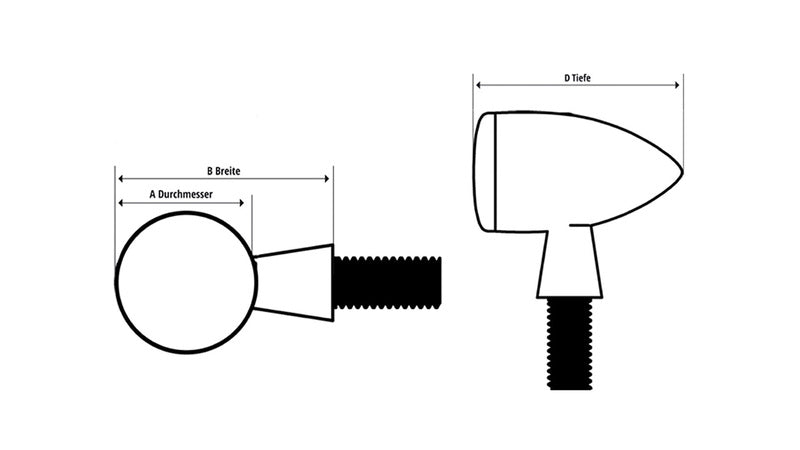 Highsider Proton Two LED Indicator/Position Light 204-542