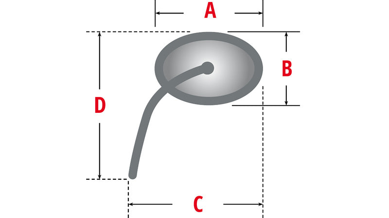 Highside Mirror Stealth -x4 с LED индикатор и позиционна светлина (двойка) 301-453