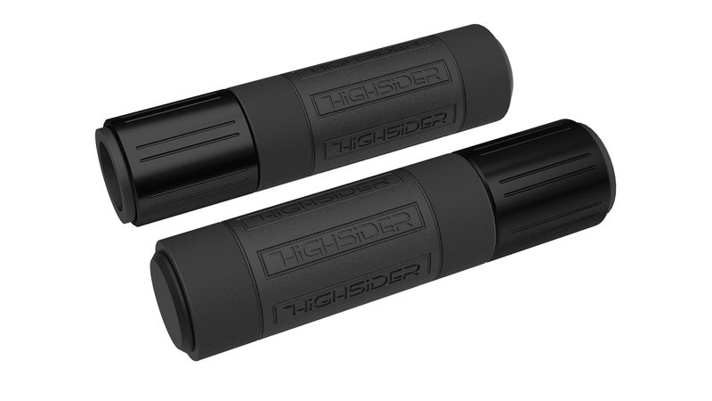 Каучук за захващане на кормилото на Highsider Conero, 7/8 "(22,2 mm), 132 mm, черен мат 315-056