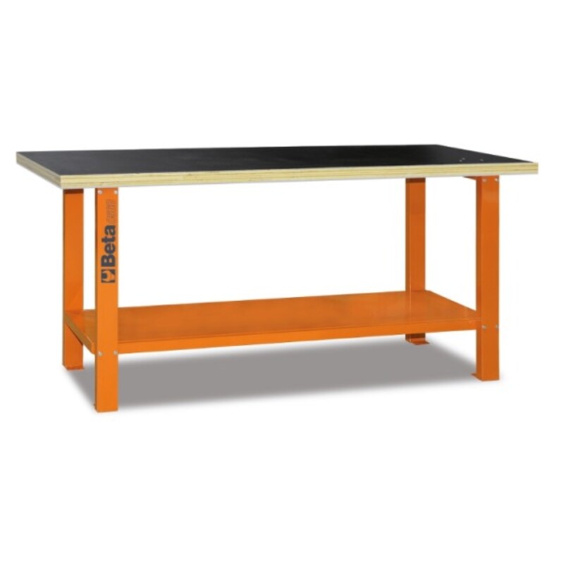 Beta C56B Workbench с дървен връх - оранжев C56B -O