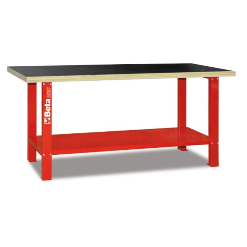 Beta C56B Workbench с дърво отгоре - Red C56B -R