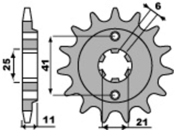 PBR Steel Standard Front Spook 283 - 520 283 14 18nc