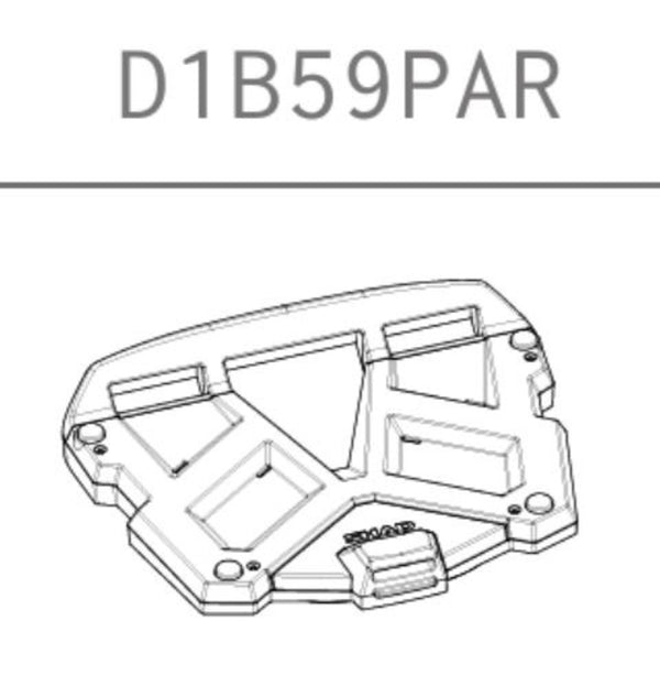 Shad Universal Mouting Plate Sh48/SH49/SH50/SH58X/SH59X D1B59PAR