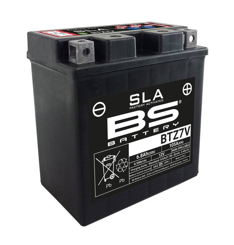 BS Battery SLA Batteryance Free Factory Activing - BTZ7V