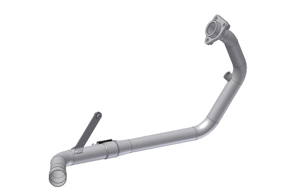MIVV No-Catalyzer Pipe Stainless Steel för KTM 125 Duke KT.025.C1 i rostfritt stål, perfekt som reservdel inom avgassystemstillbehör.