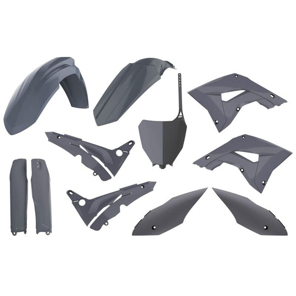 Пластмасов комплект Policeport - Nardo Grey Honda CR125/250 90875